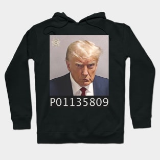 Inmate P01135809 / Trump Mug Shot Hoodie